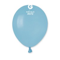 100 Balões Baby Blue 13 cms