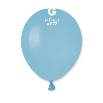 100 Balões Baby Blue 13 cms
