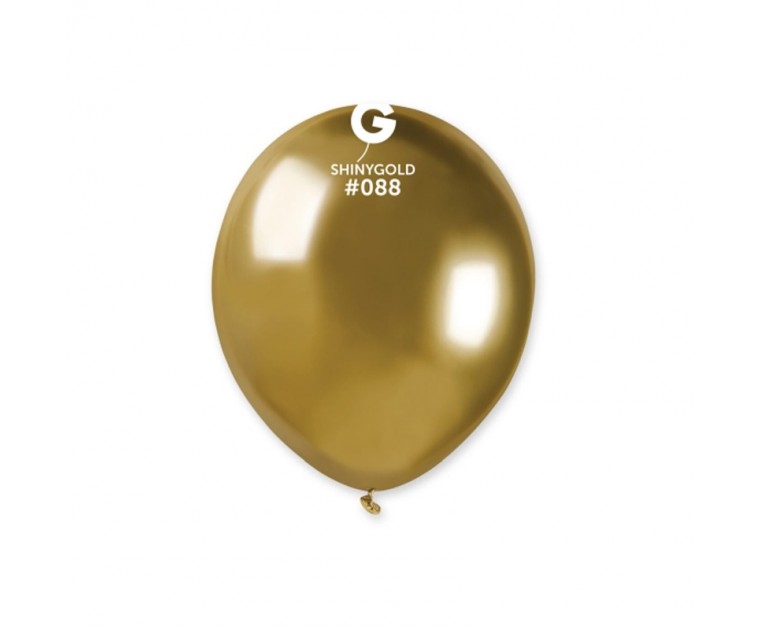 Balão Shinny Dourado 12 cms