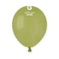 100 Balões Green Olive 13 cms 100 Balões Green Olive 13 cms