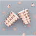 10 Copos Rose Gold Listados