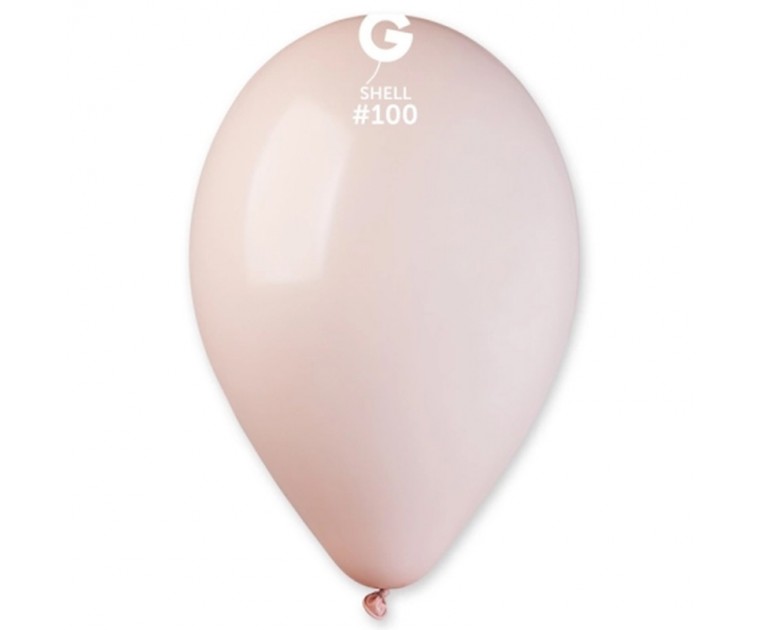 100 Balões Branco Concha