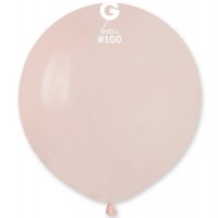 25 Balões Branco Concha 48 cms