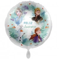 Balão Frozen Friends Feliz Aniversário