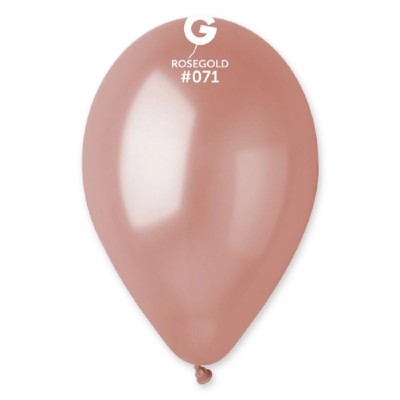 100 Balões Rose Gold Brilho