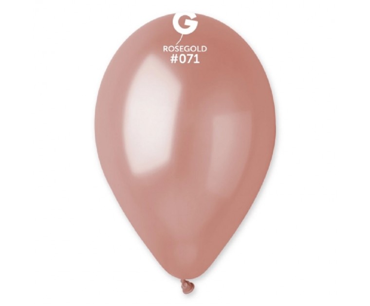 100 Balões Rose Gold Brilho