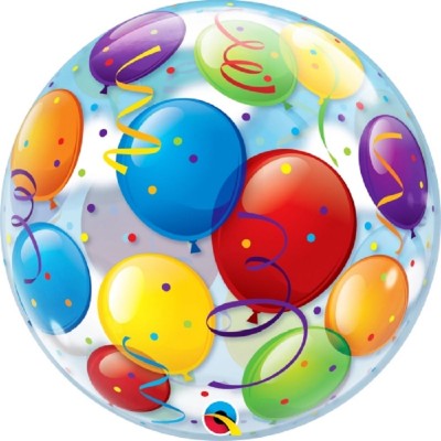 Bubble Balões Multicoloridos