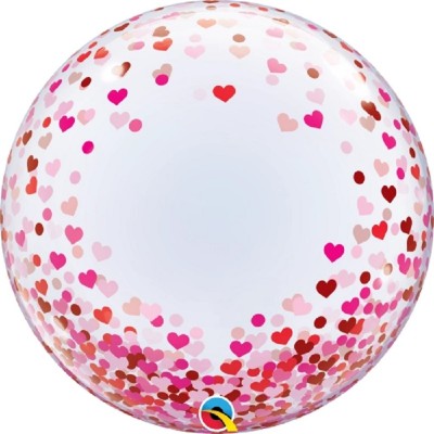 Bubble Corações Rosa e Vermelho