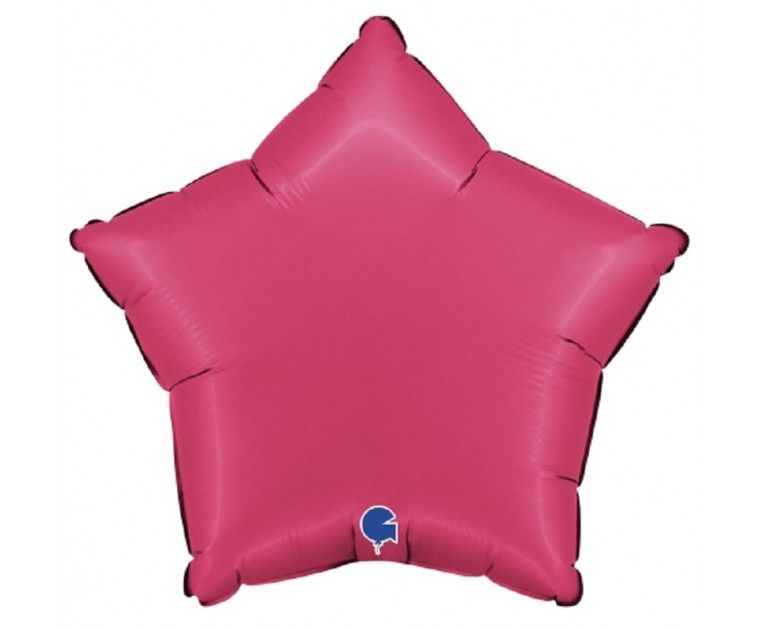 Balão Estrela Rosa Lipstick