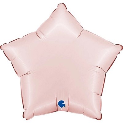Balão Estrela Rosa Satinado