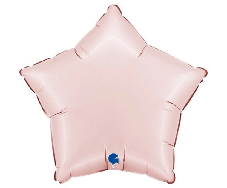 Balão Estrela Rosa Satinado