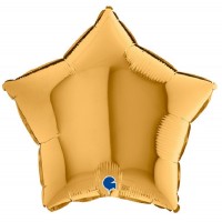 Balão Foil Estrela Dourada 