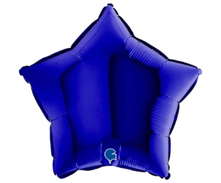 Balão Foil Estrela Navy Blue
