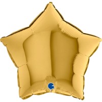 Balão Foil Estrela Dourada 46 cms