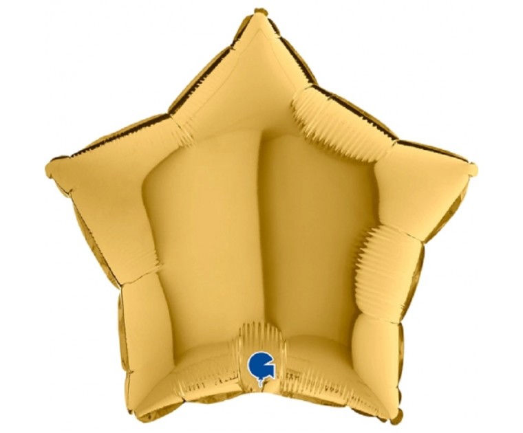 Balão Foil Estrela Dourada 46 cms