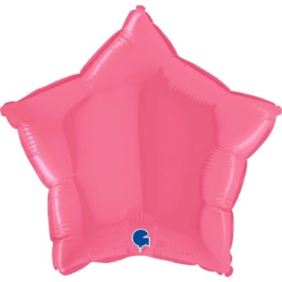 Balão Estrela Rosa Bubblegum