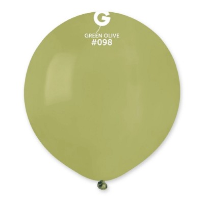 25 Balões Green Olive 48 cms
