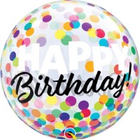 Bubble Happy Birthday Bolinhas Multicolorida