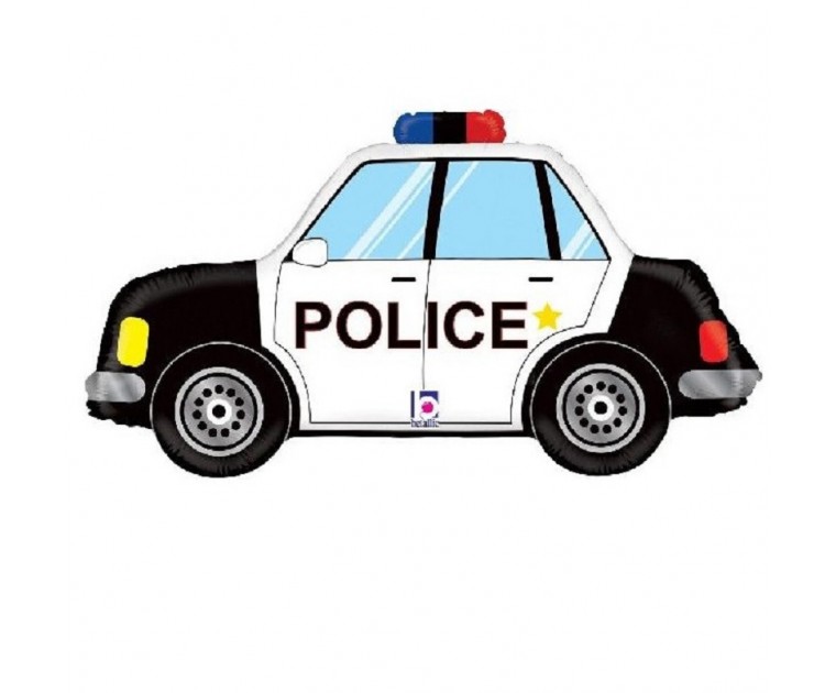  Balão Foil Carro de Polícia