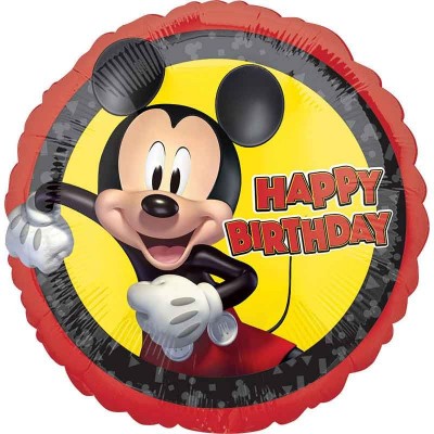 Balão Mickey Forever Happy Birthday