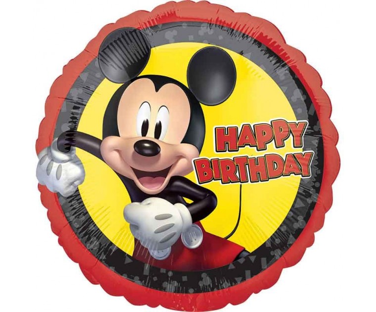 Balão Mickey Forever Happy Birthday