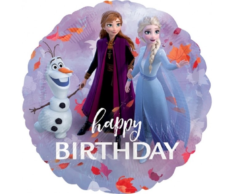 Balão Frozen Wind Spirit Happy Birthday