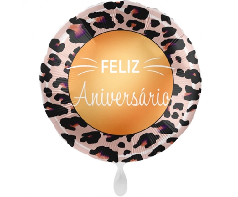 Balão Wild Feliz Aniversário