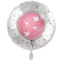 Balão Rosa Pombas