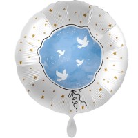 Balão Azul Pombas