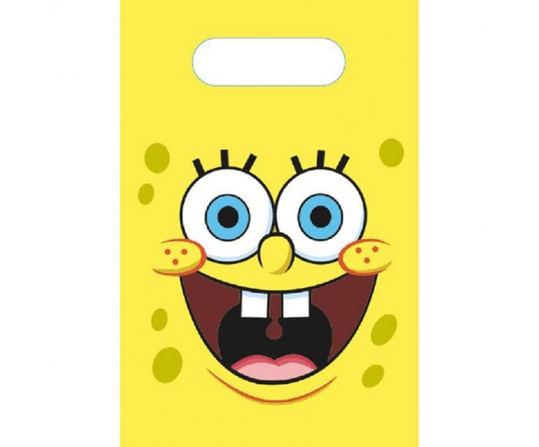 8 Sacos Sponge Bob