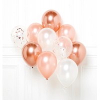 Bouquet Balões Rose Gold