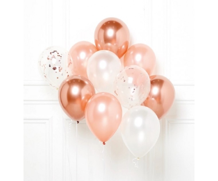Bouquet Balões Rose Gold