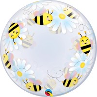 Bubble Abelhas Sorridentes e Flores