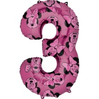 Balão Número 3 Minnie 