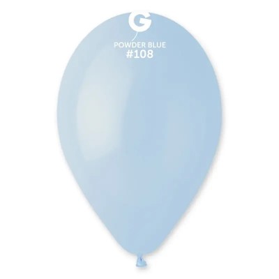 100 Balões POWDER BLUE