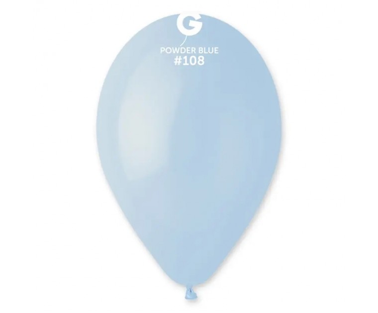 100 Balões POWDER BLUE