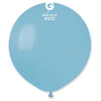 25 Balões Baby Blue 48 cms