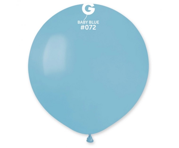 25 Balões Baby Blue 48 cms