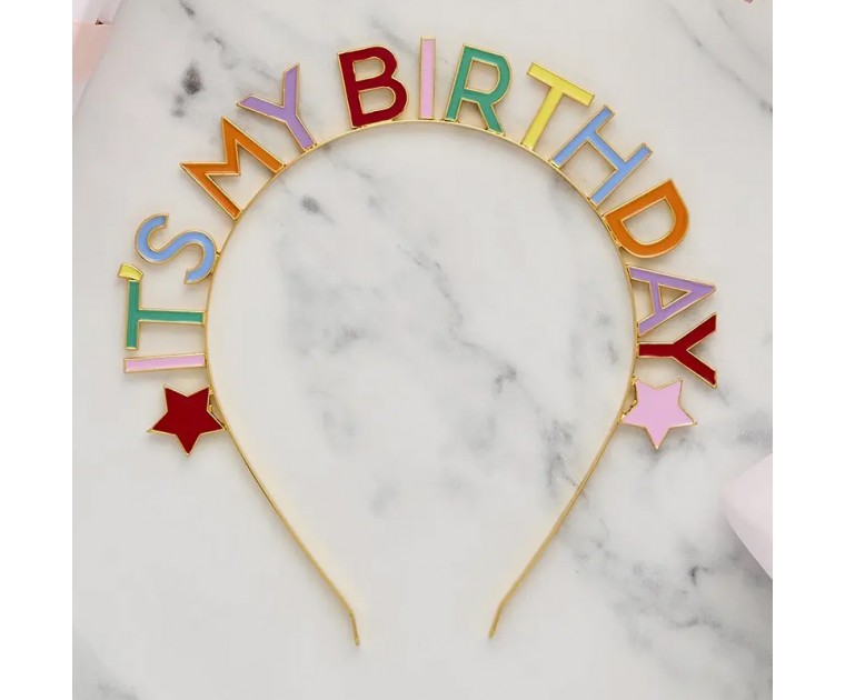 Bandolete It´s My Birthday Multicolorida