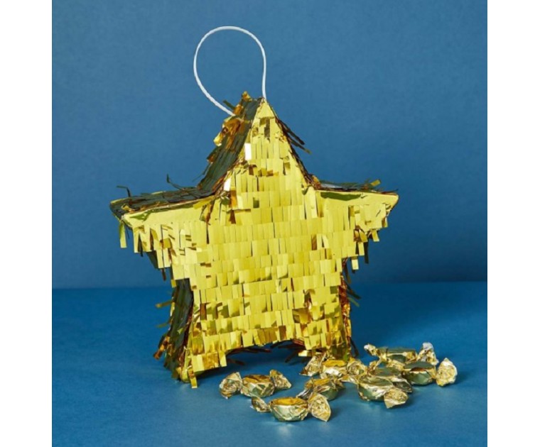 Pinhata Foil Estrela Dourada 