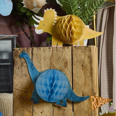 Conj. 2 Honeycomb Dinossauros