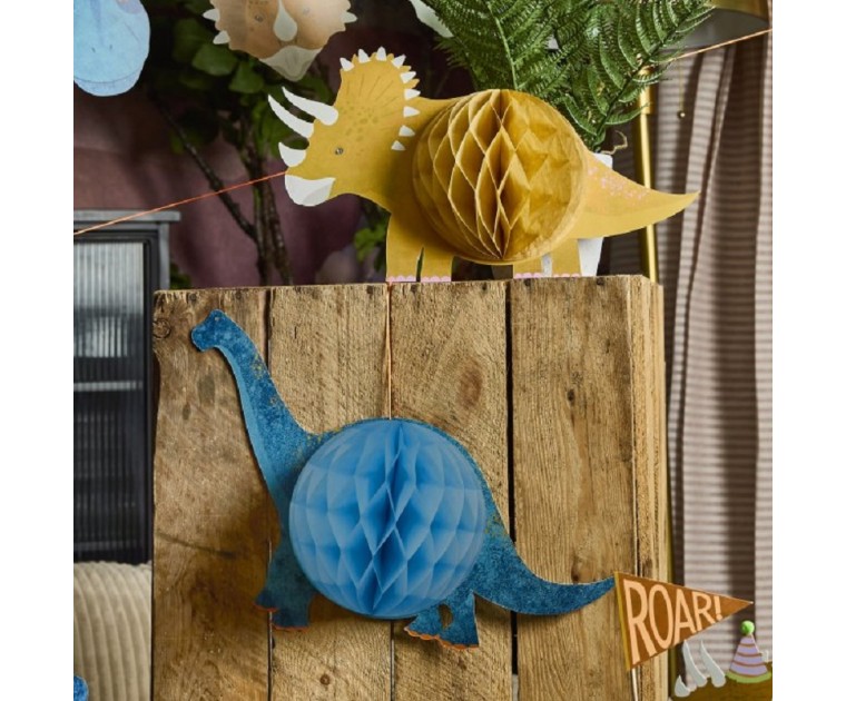 Conj. 2 Honeycomb Dinossauros