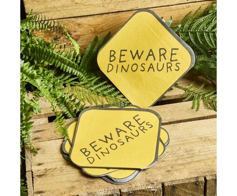 Guardanapos Beware Dinosaurs