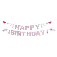 Banner Festa Pijama /Maquilhagem Happy Birthday***