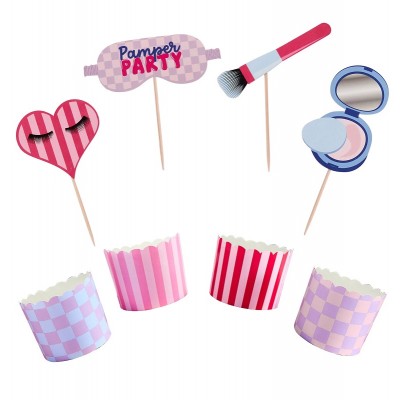 Kit Formas e Topos Festa Pijama /Maquilhagem 