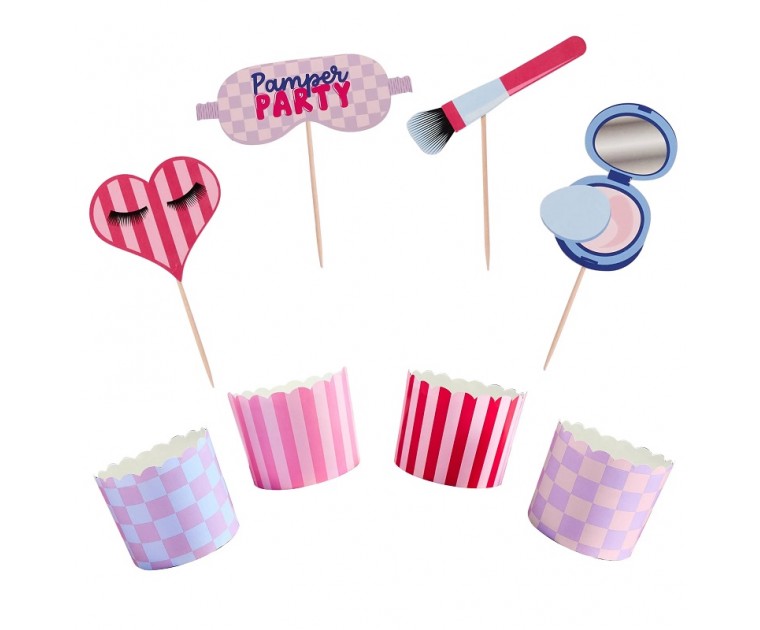 Kit Formas e Topos Festa Pijama /Maquilhagem 