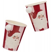 Copos Pai Natal Vintage