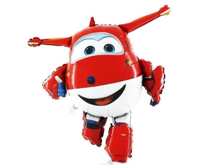 Balão Foil Super Wings JETT