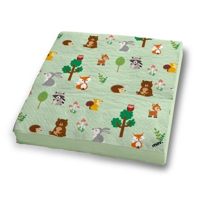 Guardanapos Animais Floresta