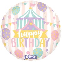 Balão Foil Circo Cores Pastel